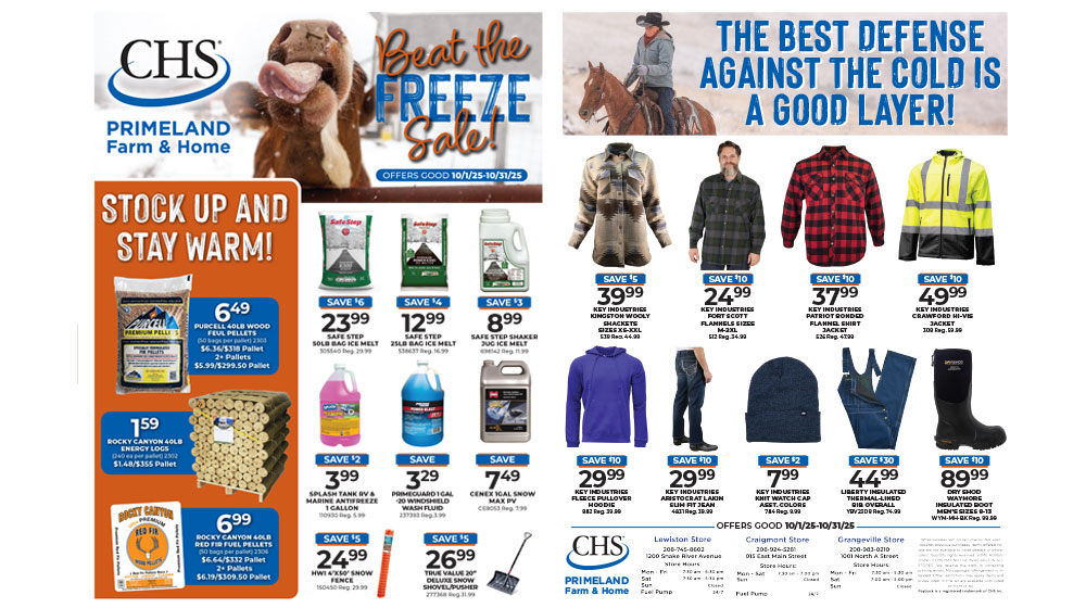 CHS Primeland October ad